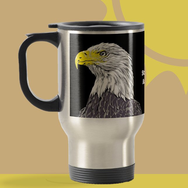 Modern Pappa & Make - stark som en åldrig Mugg (Eagle Mug)