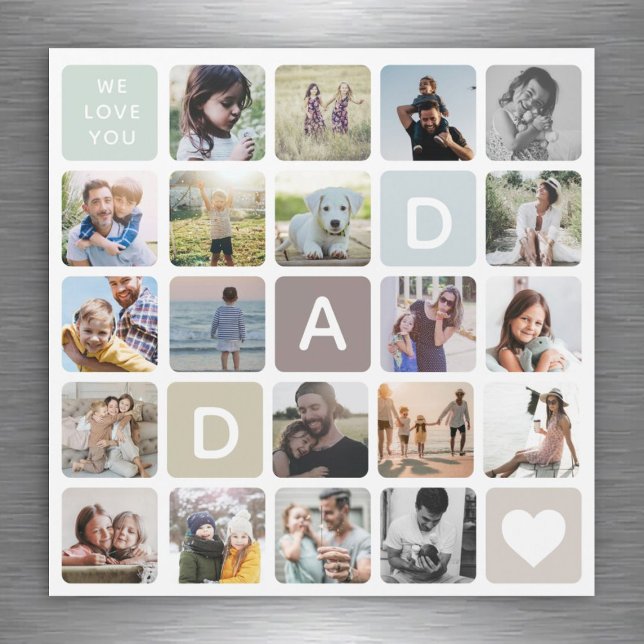 Modern Pappa Photo Collage Fars dag Family Kärlek (Skapare uppladdad)