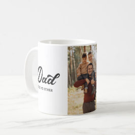 Modern Pappa Utan Like På Cool Typografi Foto Kaffemugg