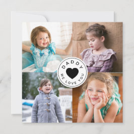 Modern pappa Vi Kärlek You Heart Photo