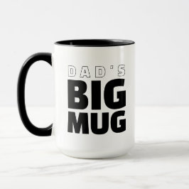 Modern Pappas Stora Mugg Fars Dag 