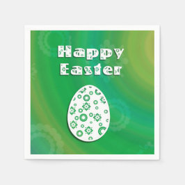 Modern Papper återtagning av Påskägg Pappersservett