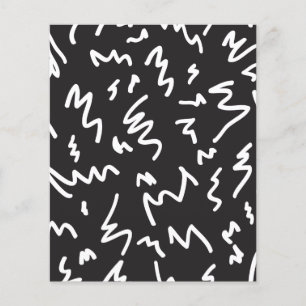 Modern Papper för svartvit spiral-skrapbok