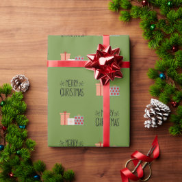 Modern Papper julafton Presentpapper