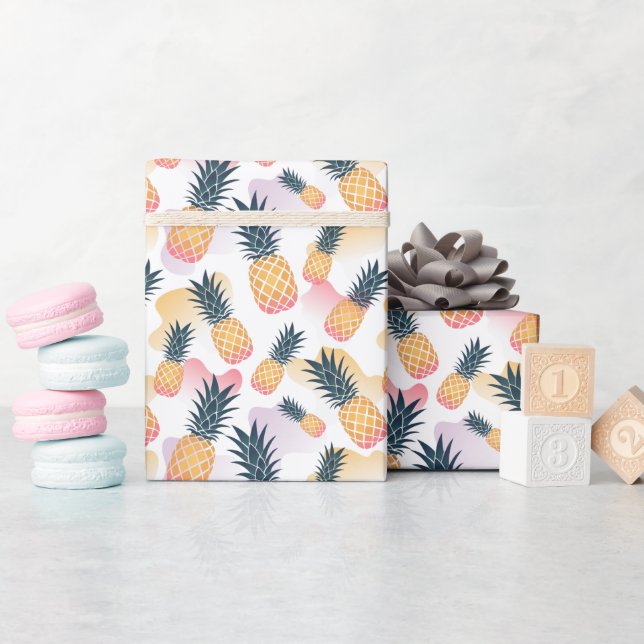Modern Papper roll för ananas frukt Mönster Presentpapper (Baby Shower)