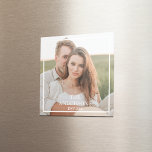 Modern par Collage Photo & Minimal Family Gift Magnet<br><div class="desc">Modern par Collage Photo & Minimal Family Gift</div>