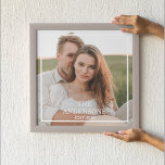 Modern par Collage Photo & Minimal Family Gift Poster<br><div class="desc">Modern par Collage Photo & Minimal Family Gift</div>