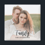 Modern par Collage Photo & underbar Family Gift Magnet<br><div class="desc">Modern par Collage Photo & underbar Family Gift</div>
