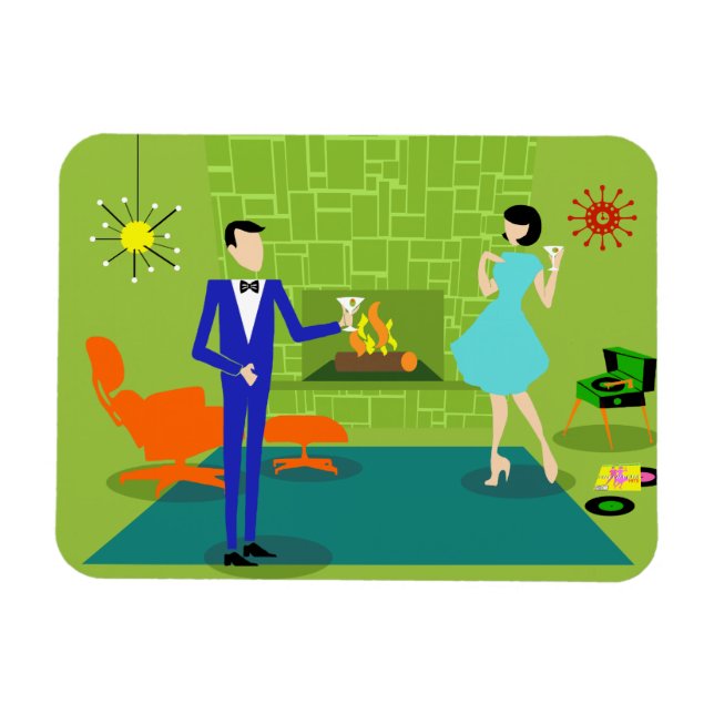 Modern par Flexible Magnet (Horisontell)