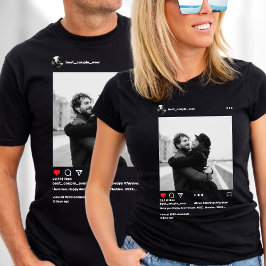 Modern Par Instagram Photo Best Couver någonsin T Shirt