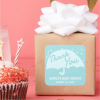 Modern paraplla Rain Baby Shower Boy Tack