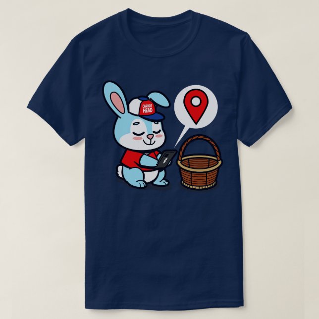 Modern Påskhare T Shirt (Design framsida)