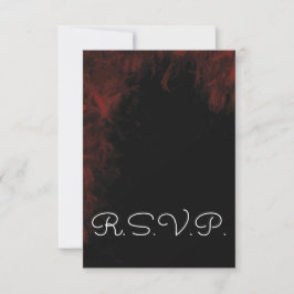 Modern passionerad Red 'n Black Bröllop Design OSA
