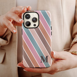 Modern Pastel Boho Rand Monogram-Anpassningsbar