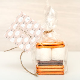 Modern Pastel Bunny Egg Mönster | Blessar i Påsk Gåvor Etiketter