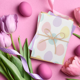Modern Pastel Colorful Egg Mönster Påsk