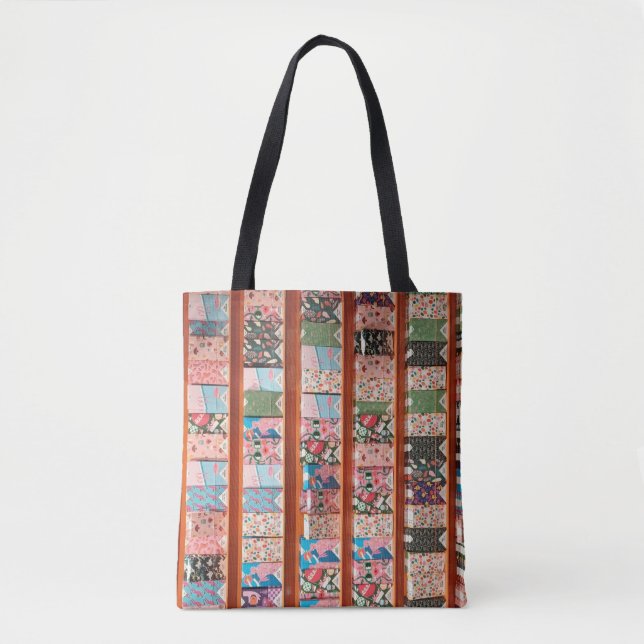 Modern Pastel Färg Block Tote Bag Tygkasse (Framsida)