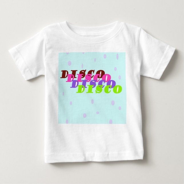 Modern Pastel Färg Disco-offertdesign T Shirt (Framsida)