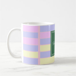 Modern pastel färg kaffemugg