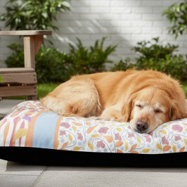 Modern Pastel Flower Löv Hand plockade