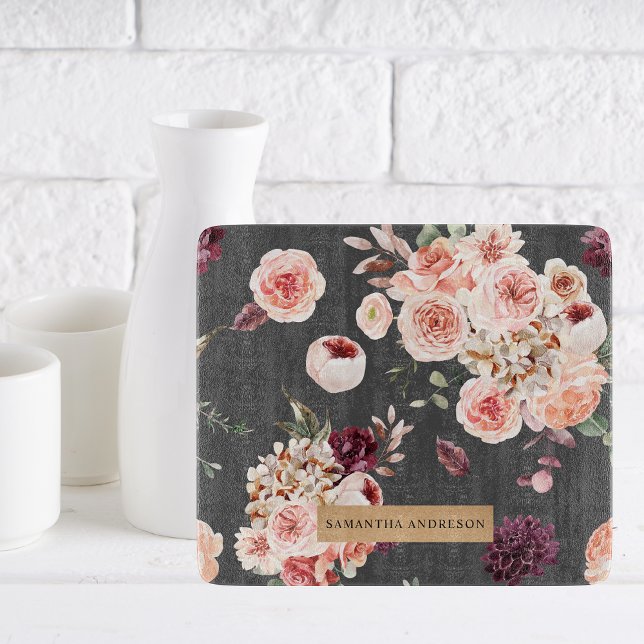 Modern Pastel Flowers & Kraft Personlig Gift (Skapare uppladdad)