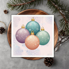 Modern Pastel-julklapp för prydnadsbarn Pappersservett