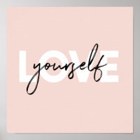 Modern Pastel Kärlek Yourself Motivation Quote Gif
