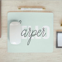 Modern Pastel Mint Hej och du Namn