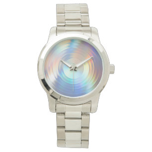 Modern Pastel Rainbow Sjöjungfru Unicorn HoloGraph Armbandsur