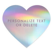 Modern Pastel Rainbow Sjöjungfru Unicorn HoloGraph