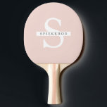 Modern Pastel Rosa Beauty Personlig Namn Pingisracket<br><div class="desc">Modern Pastel Rosa Beauty Personlig Namn</div>