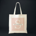 Modern Pastel Rosa Beauty Personlig Namn Tygkasse<br><div class="desc">Modern Pastel Rosa Beauty Personlig Namn</div>