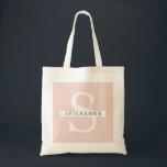 Modern Pastel Rosa Beauty Personlig Namn Tygkasse<br><div class="desc">Modern Pastel Rosa Beauty Personlig Namn</div>