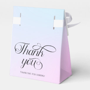 Modern Pastel Rosa Cloud Nine Baby Shower Presentaskar