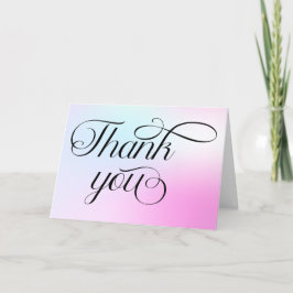 Modern Pastel Rosa Cloud Nine Baby Shower Tack Kort