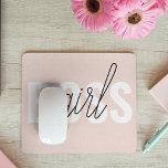 Modern Pastel Rosa Girl Girl Chef Phrase<br><div class="desc">Modern Pastel Rosa Girl Girl Chef Phrase</div>