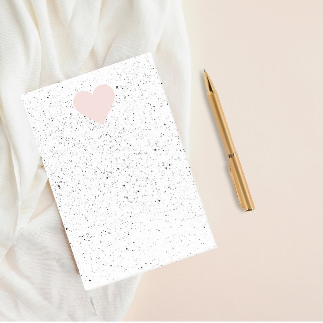Modern Pastel Rosa & Heart Loving Gift Post-it Block (Skapare uppladdad)