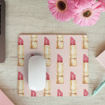 Modern Pastel Rosa & Red Lipstick Mönster Girly<br><div class="desc">Modern Pastel Rosa & Red Lipstick Mönster Girly</div>