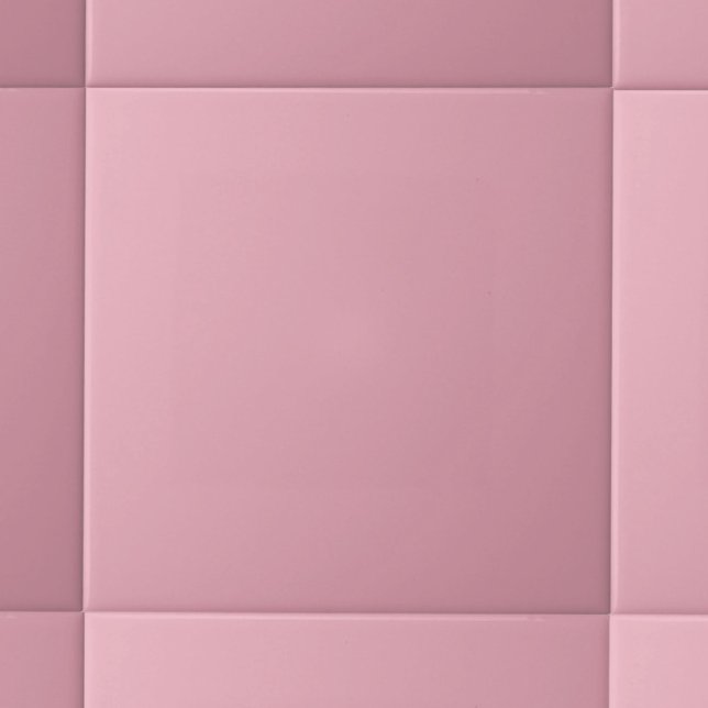 Modern Pastel Solid Färg-belagd Rosa Kakelplatta (Skapare uppladdad)