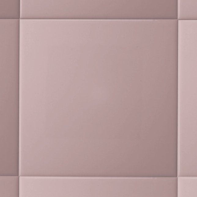 Modern Pastel Solid Färg Blek Mauve Kakelplatta (Skapare uppladdad)