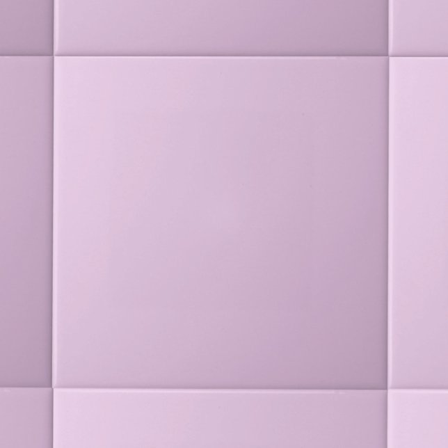 Modern Pastel Solid Färg Lavender Kakelplatta (Skapare uppladdad)