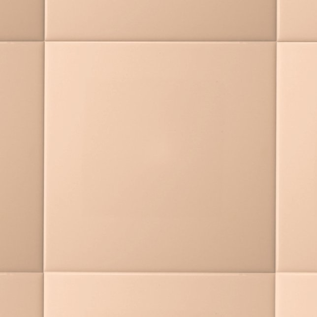 Modern Pastel Solid Färg Light Apricot Kakelplatta (Skapare uppladdad)