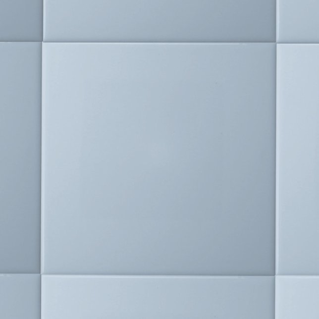 Modern Pastel Solid Färg Light Blue Grått Kakelplatta (Skapare uppladdad)