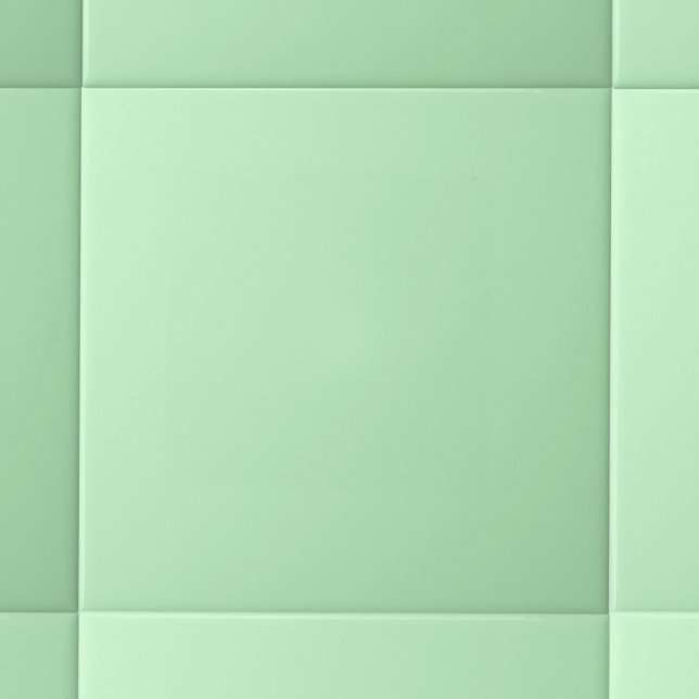 Modern Pastel Solid Färg Light Mint-Grönt Kakelplatta (Skapare uppladdad)