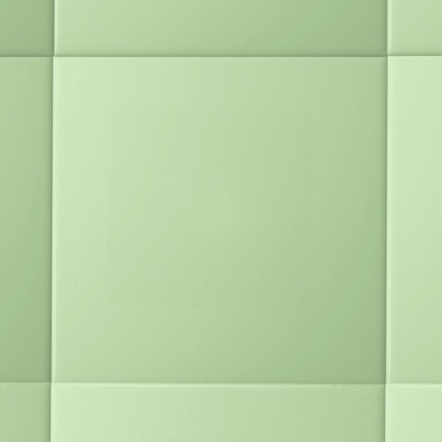 Modern Pastel Solid Färg Light Sage Kakelplatta (Skapare uppladdad)