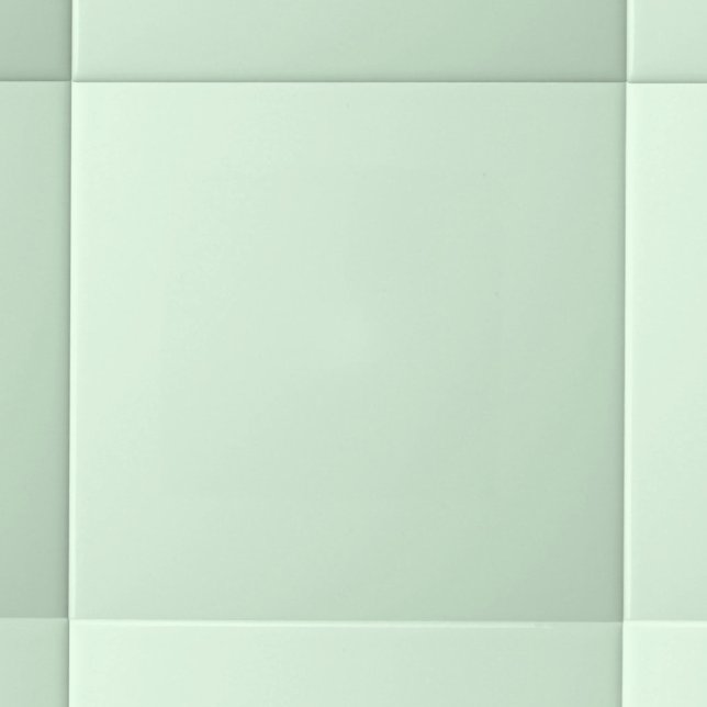 Modern Pastel Solid Färg Snowy Mint Kakelplatta (Skapare uppladdad)