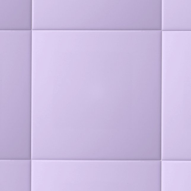 Modern Pastel Solid Färg Soft Lavender Kakelplatta (Skapare uppladdad)