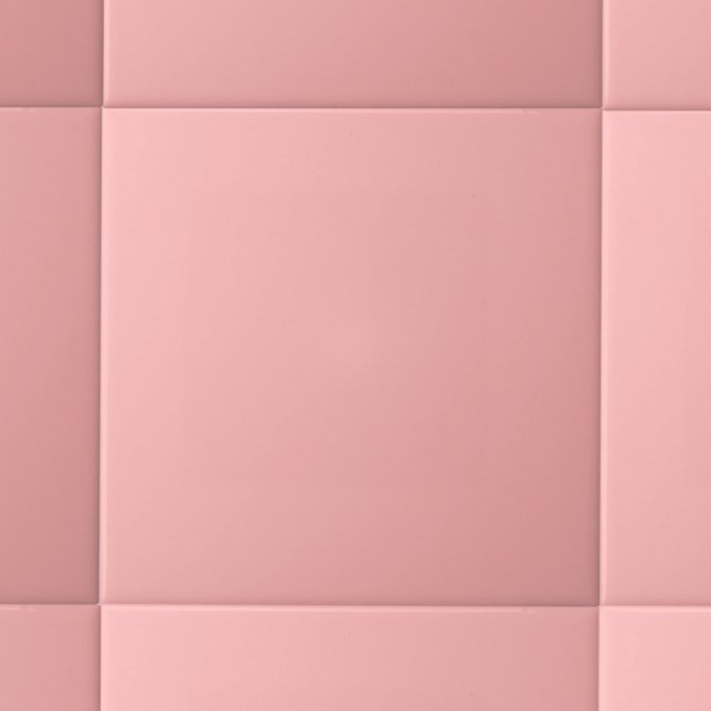 Modern Pastel Solid Färg Soft Rosa Kakelplatta (Skapare uppladdad)