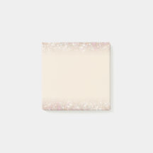 Modern Pastel Sparkling Guld Silver Ombre Square