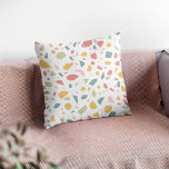 Modern pastel terrazzo mönster kudde<br><div class="desc">Pastel terrazzo,  modern design. Fullständigt anpassade: du kan byta mönster färg om du vill.</div>